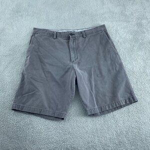 Mens Gray Cotton Chino Shorts 36 Waist 3912
